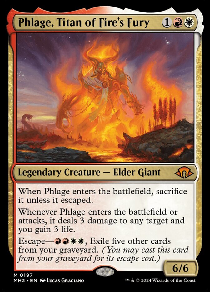 Phlage, Titan of Fire's Fury - [Foil] Modern Horizons 3 (MH3)