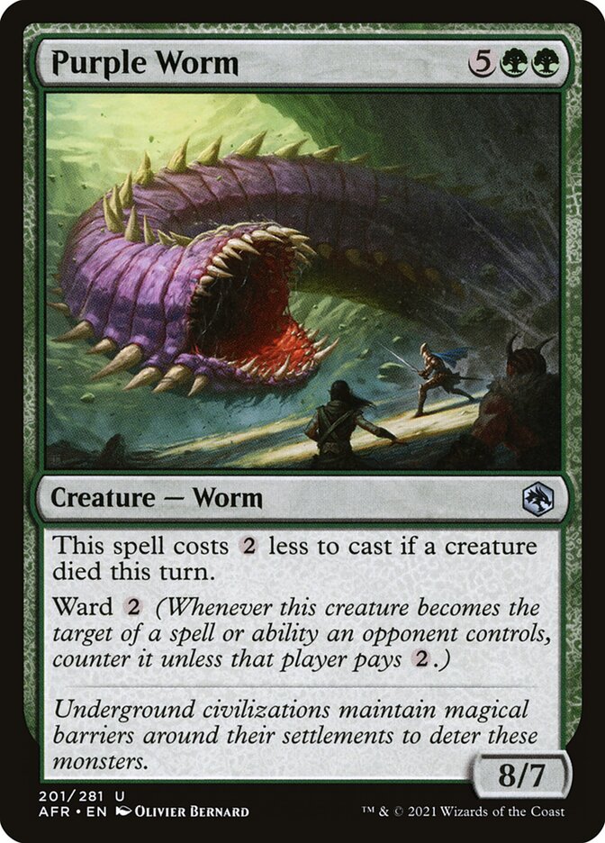 Purple Worm (201) - Adventures in the Forgotten Realms (AFR)