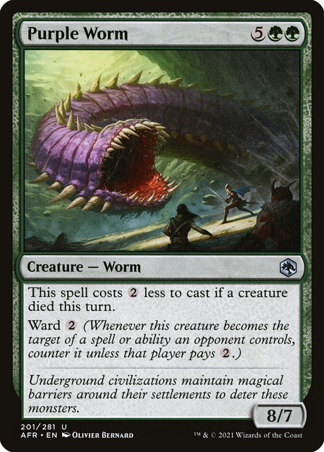 Purple Worm (201) - Adventures in the Forgotten Realms (AFR)