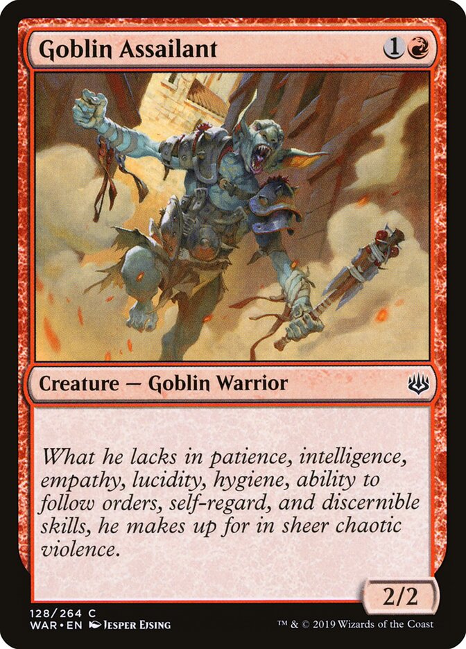 Goblin Assailant (128) - War of the Spark (WAR)