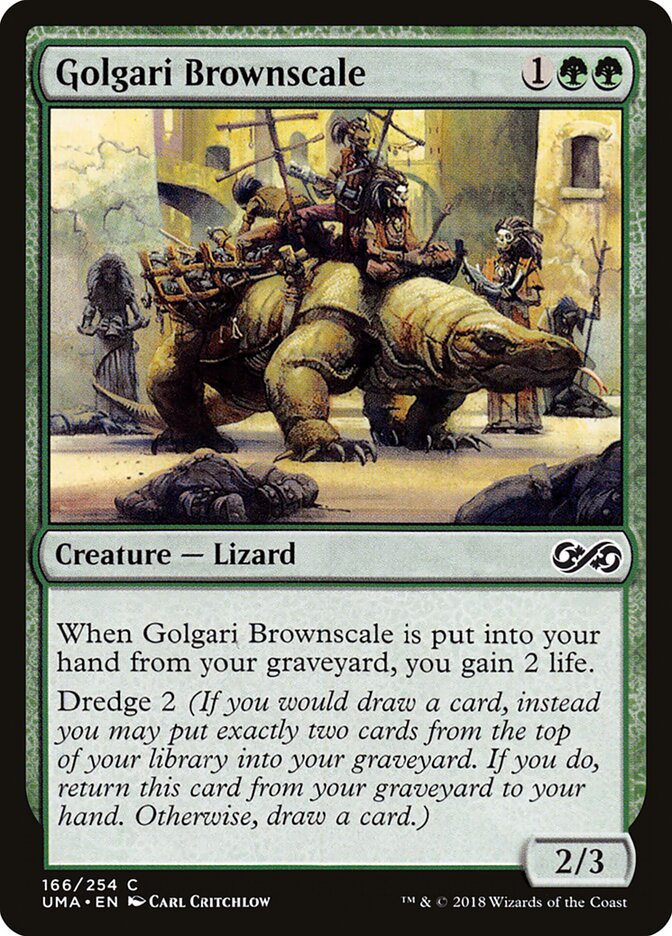 Golgari Brownscale (166) - Ultimate Masters (UMA)