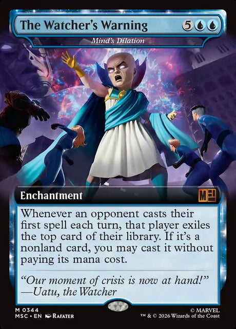 The Watcher's Warning - Mind's Dilation (344) - Marvel Super Heroes Commander (MSC)