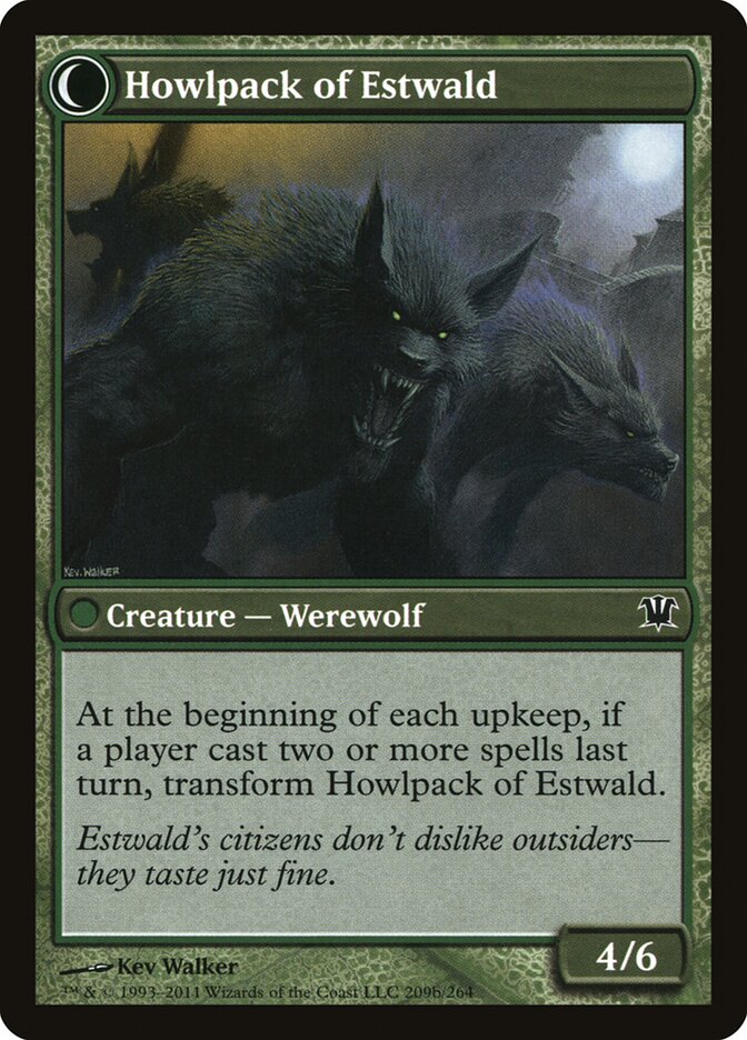 Villagers of Estwald // Howlpack of Estwald (209) - Innistrad (ISD)