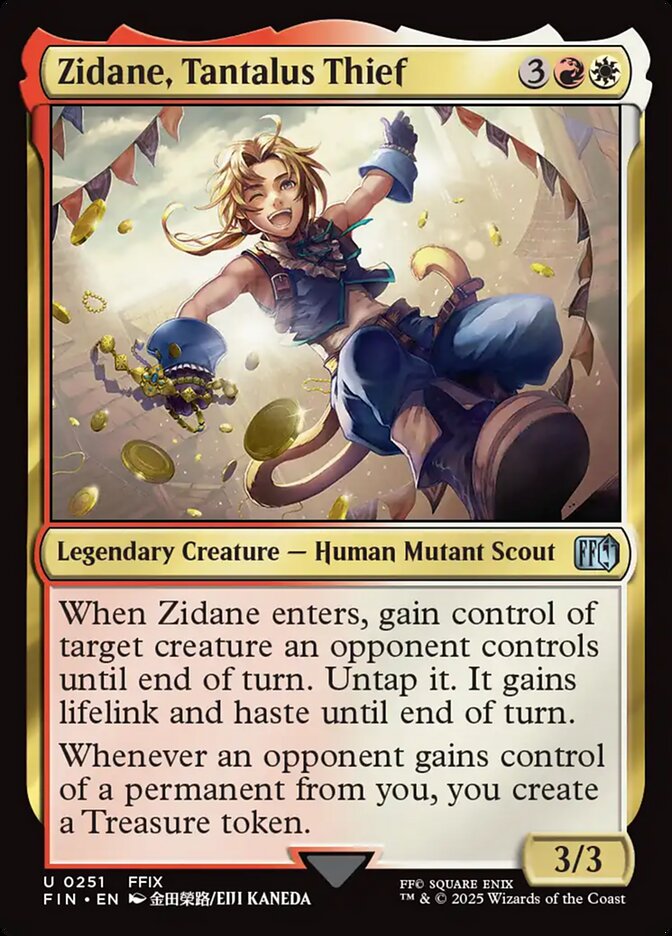 Zidane, Tantalus Thief (251) - [Foil] Final Fantasy (FIN)