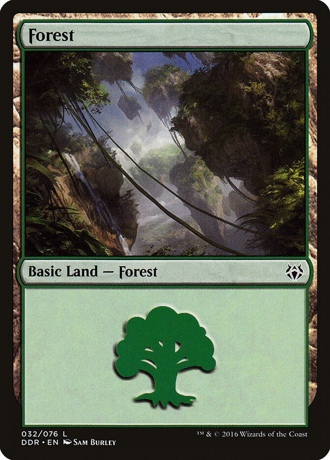 Forest (32) - Duel Decks: Nissa vs. Ob Nixilis (DDR)