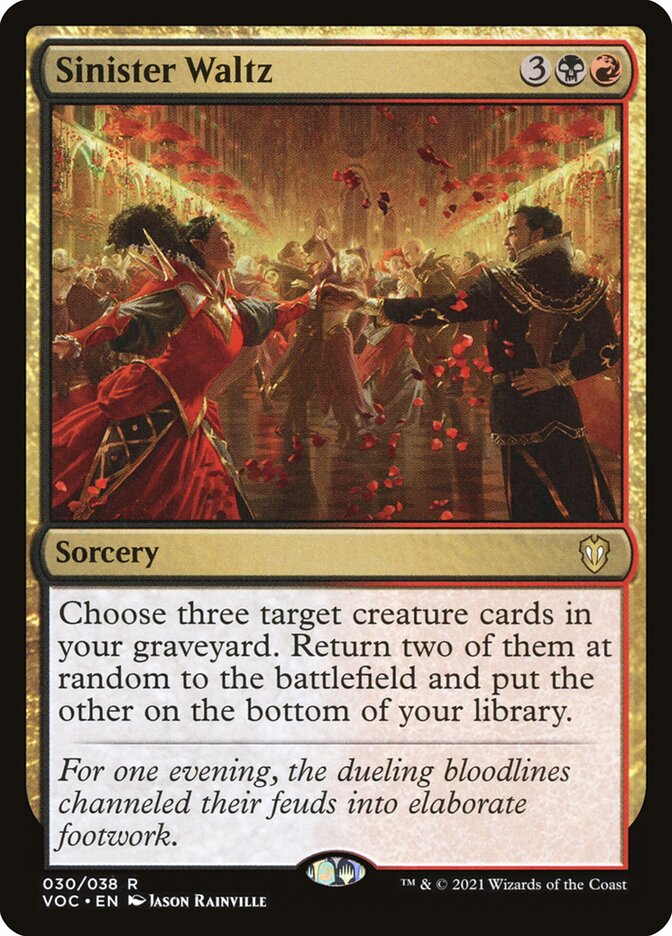 Sinister Waltz (30) - Crimson Vow Commander (VOC)