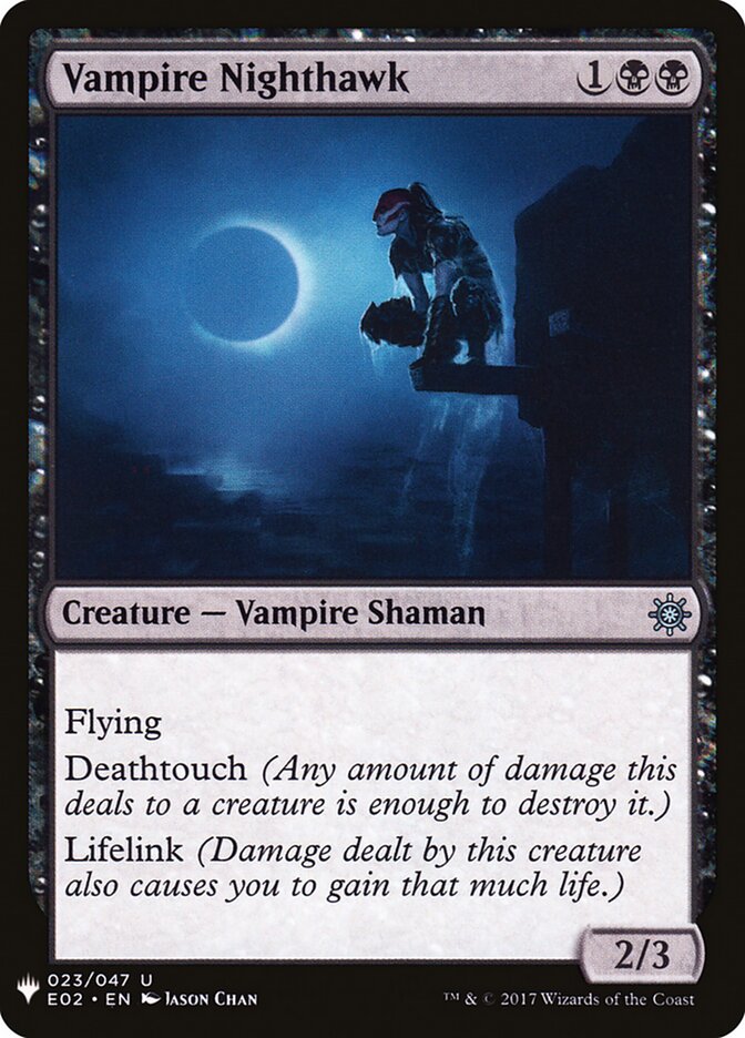 Vampire Nighthawk (E02-23) - The List (PLST)