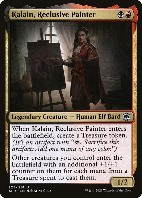 Kalain, Reclusive Painter (225) - Adventures in the Forgotten Realms (AFR)