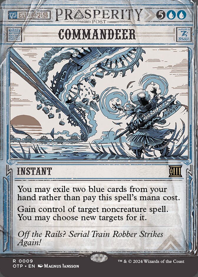 Commandeer - [Foil, Showcase] Breaking News (OTP)