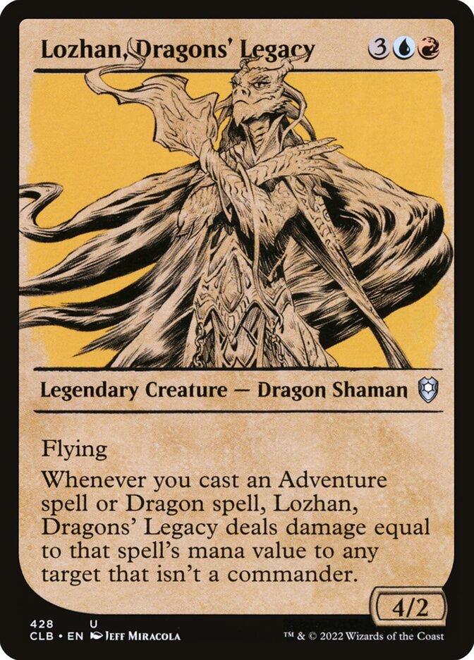Lozhan, Dragons' Legacy (428) - Commander Legends: Battle for Baldur's Gate (CLB)