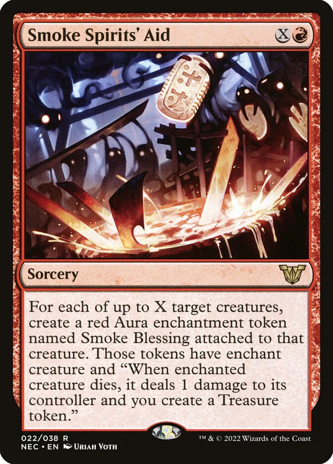 Smoke Spirits' Aid (22) - Neon Dynasty Commander (NEC)
