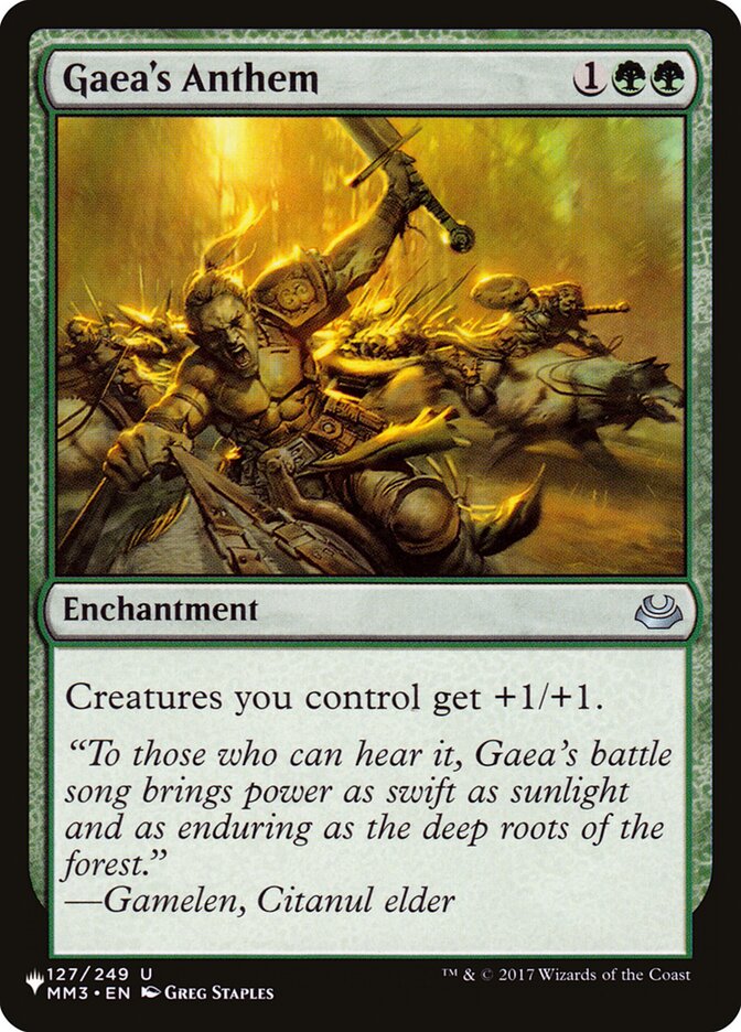 Gaea's Anthem (MM3-127) - The List (PLST)