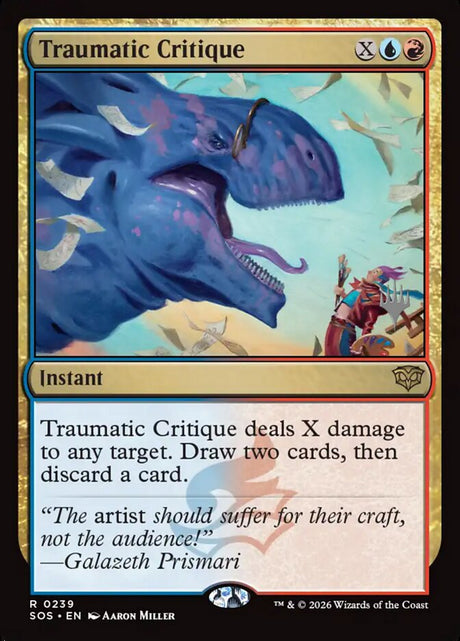 Traumatic Critique (239p) - Secrets of Strixhaven Promos (PSOS)