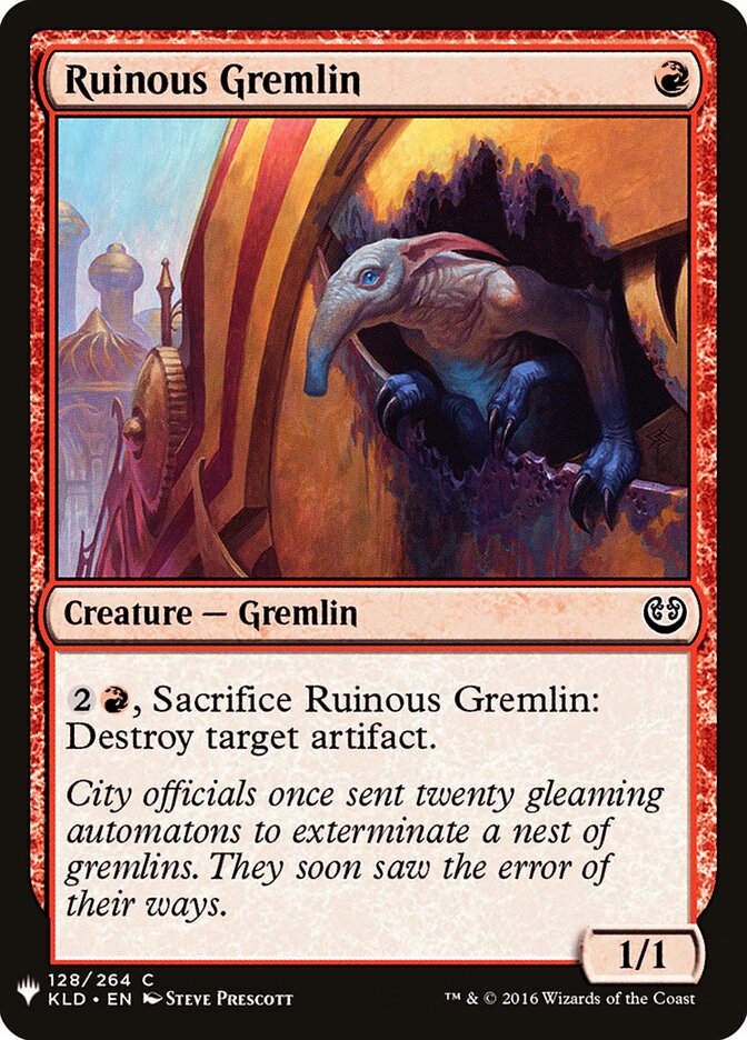 Ruinous Gremlin (KLD-128) - The List (PLST)