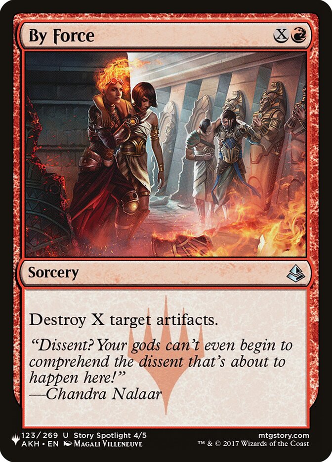 By Force (AKH-123) - The List (PLST)