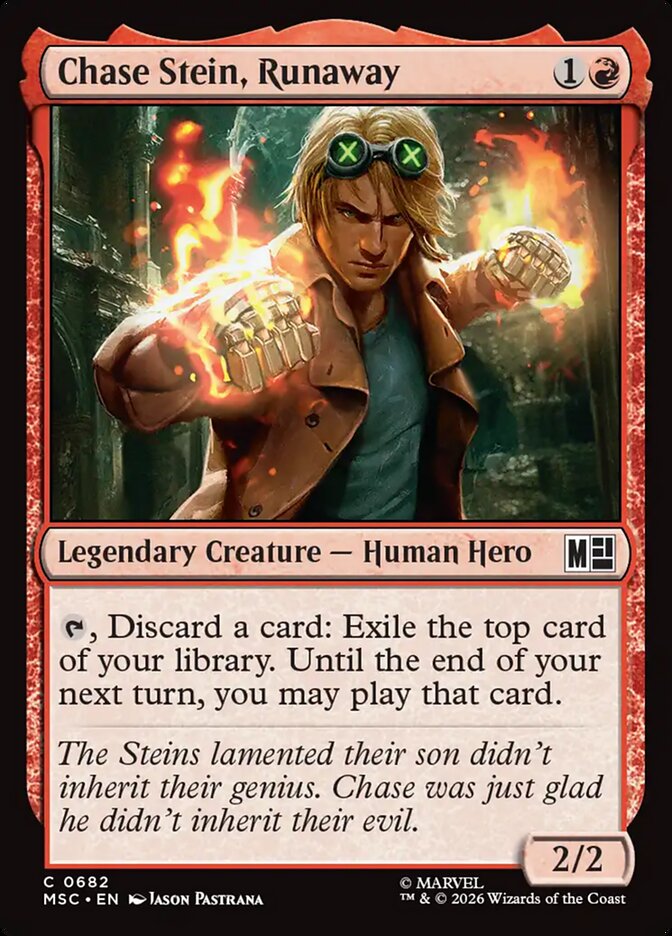Chase Stein, Runaway (682) - Marvel Super Heroes Commander (MSC)