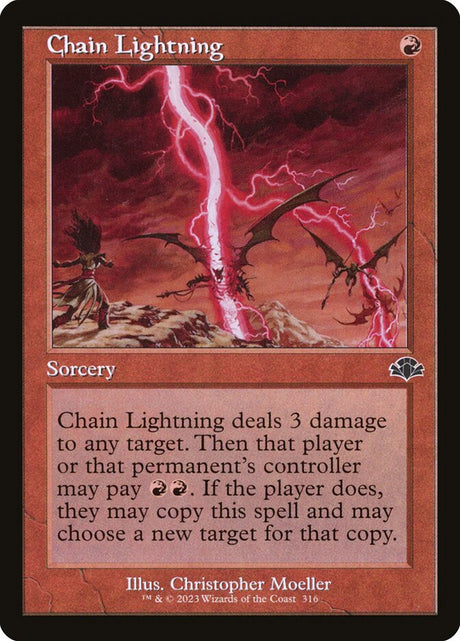 Chain Lightning (316) - Dominaria Remastered (DMR)