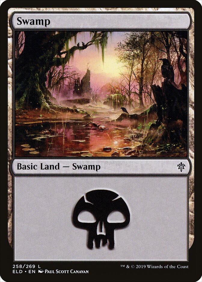 Swamp (258) - Throne of Eldraine (ELD)