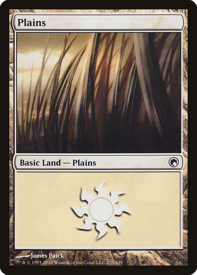 Plains (233) - Scars of Mirrodin (SOM)