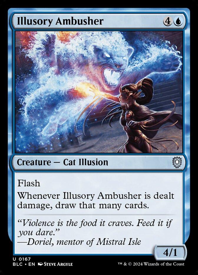 Illusory Ambusher (167) - Bloomburrow Commander (BLC)