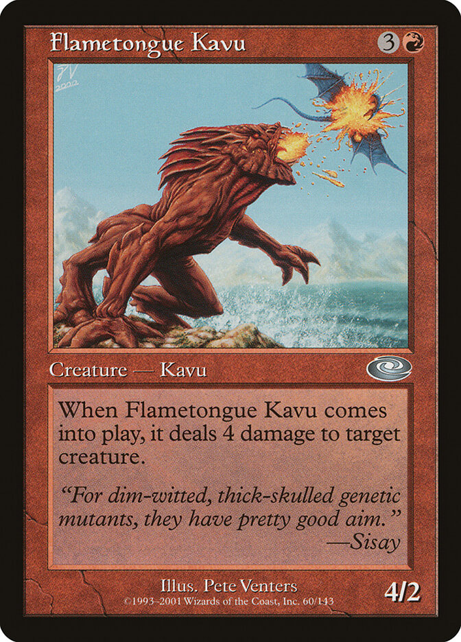 Flametongue Kavu (60) - Planeshift (PLS)
