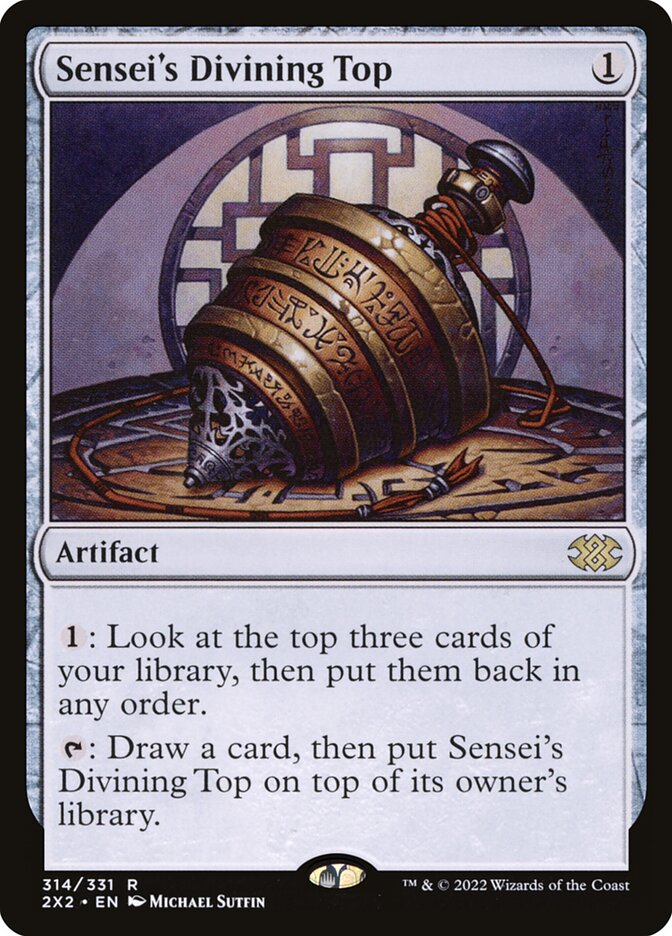 Sensei's Divining Top (314) - Double Masters 2022 (2X2)