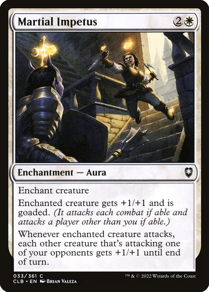 Martial Impetus (33) - Commander Legends: Battle for Baldur's Gate (CLB)