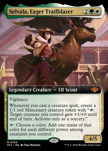 Selvala, Eager Trailblazer (363) - Outlaws of Thunder Junction (OTJ)