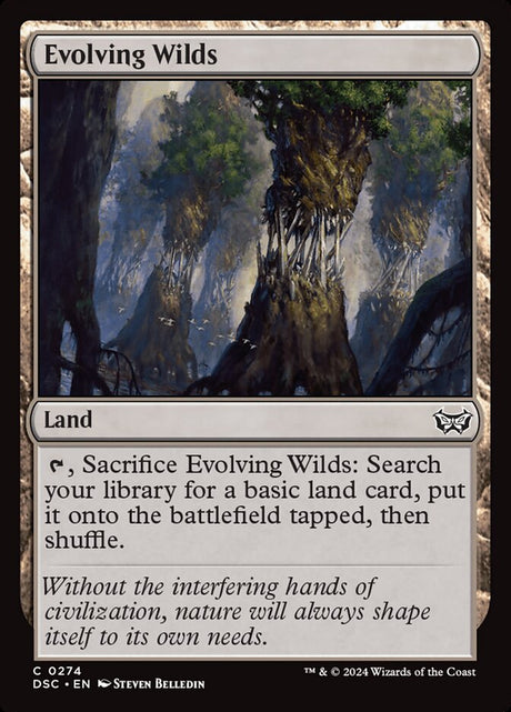 Evolving Wilds (274) - Duskmourn: House of Horror Commander (DSC)