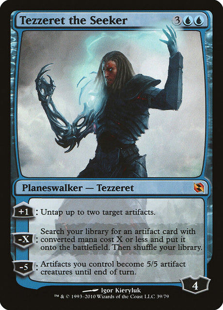 Tezzeret the Seeker (39) - Duel Decks: Elspeth vs. Tezzeret (DDF)