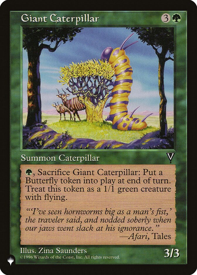 Giant Caterpillar (VIS-108) - The List (PLST)