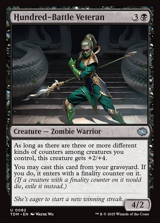 Hundred-Battle Veteran (82) - Tarkir: Dragonstorm (TDM)