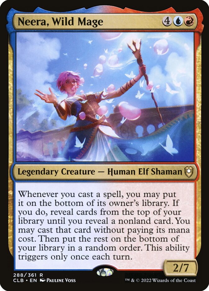 Neera, Wild Mage (288) - Commander Legends: Battle for Baldur's Gate (CLB)