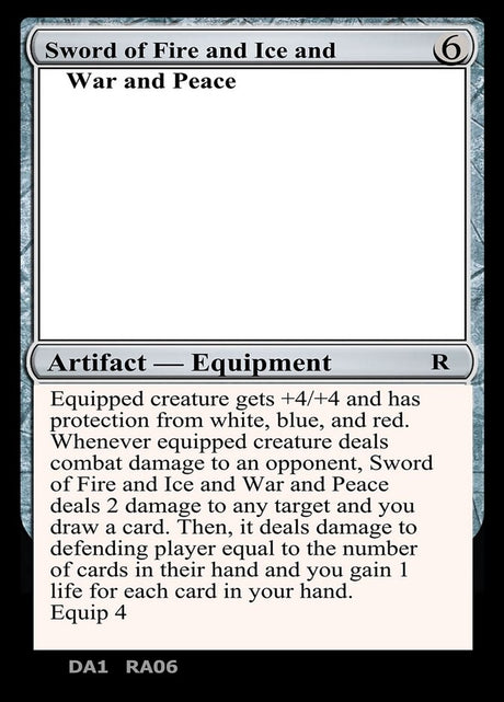 Sword of Fire and Ice and War and Peace (RA06c) - Unknown Event (UNK)