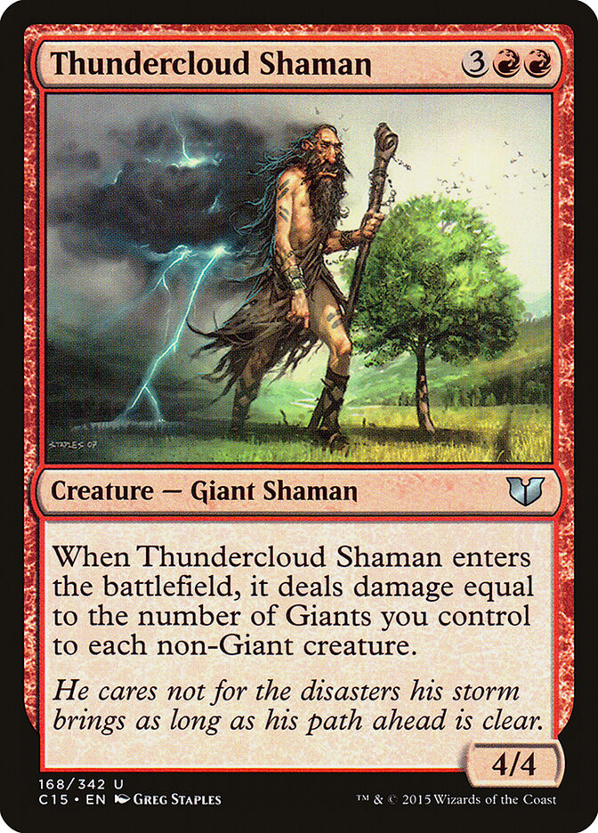 Thundercloud Shaman (168) - Commander 2015 (C15)