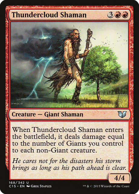 Thundercloud Shaman (168) - Commander 2015 (C15)