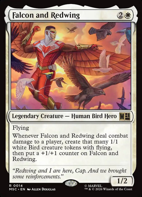 Falcon and Redwing (14) - Marvel Super Heroes Commander (MSC)