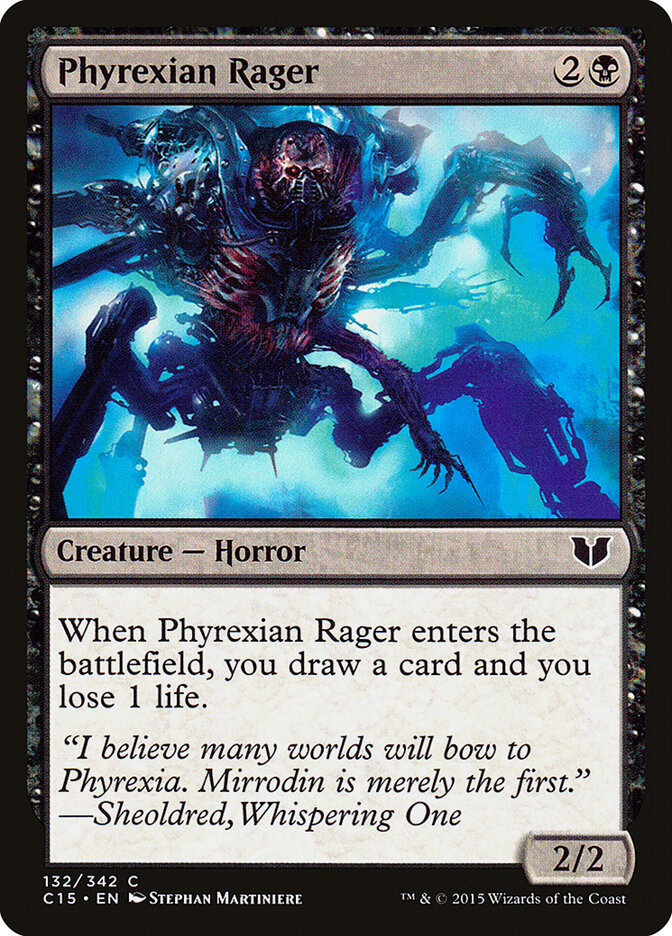Phyrexian Rager (132) - Commander 2015 (C15)