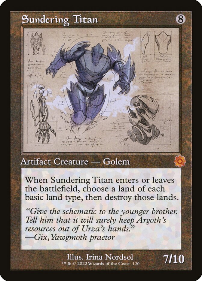 Sundering Titan (120) - The Brothers' War Retro Artifacts (BRR)
