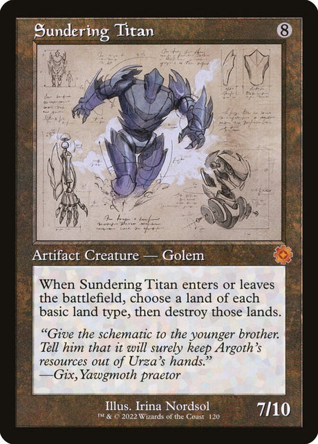 Sundering Titan (120) - The Brothers' War Retro Artifacts (BRR)