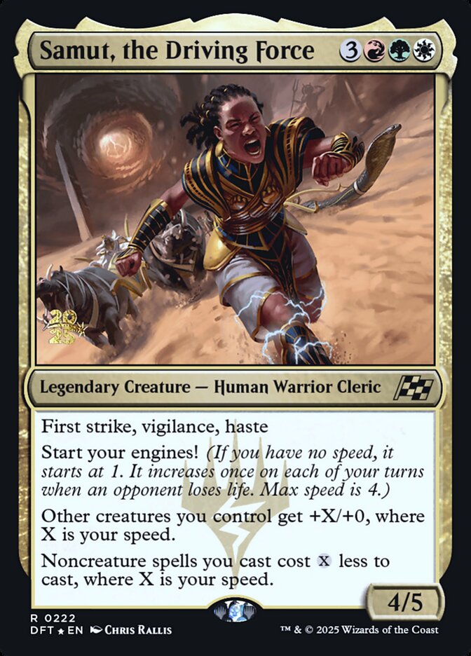 Samut, the Driving Force (222s) - Aetherdrift Promos (PDFT)