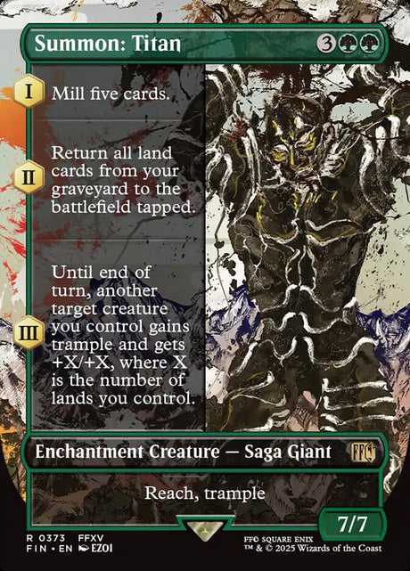 Summon: Titan (373) - Final Fantasy (FIN)