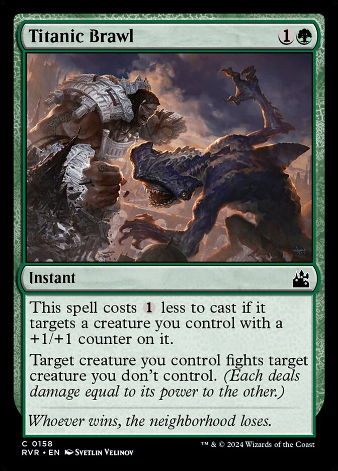 Titanic Brawl (158) - Ravnica Remastered (RVR)