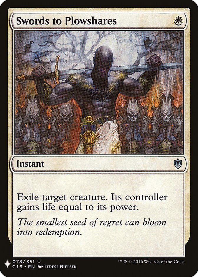 Swords to Plowshares - The List (PLST)