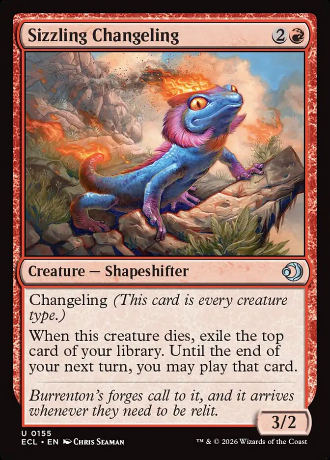 Sizzling Changeling (155) - Lorwyn Eclipsed (ECL)