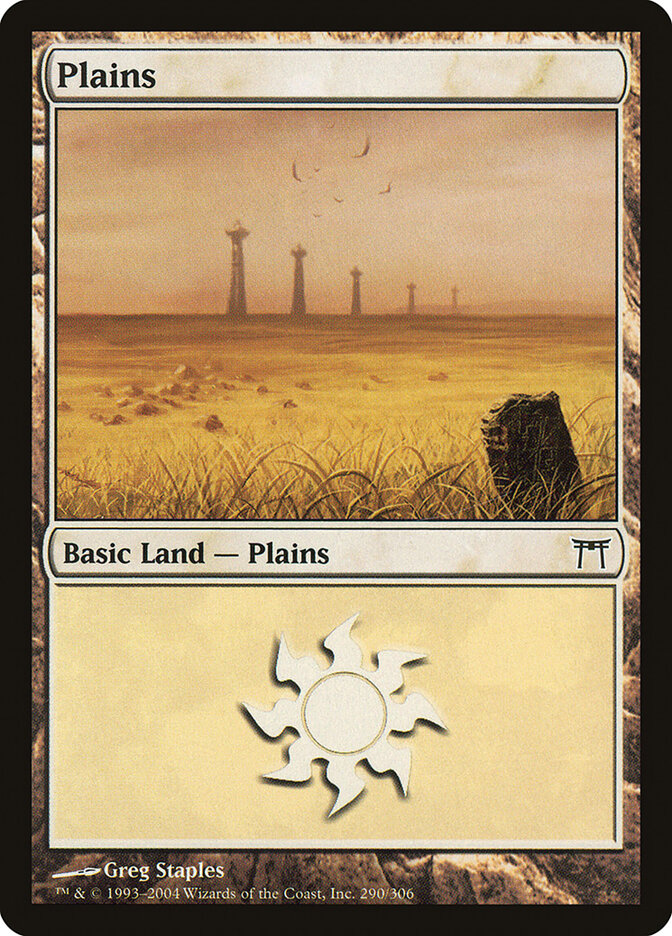 Plains (290) - Champions of Kamigawa (CHK)