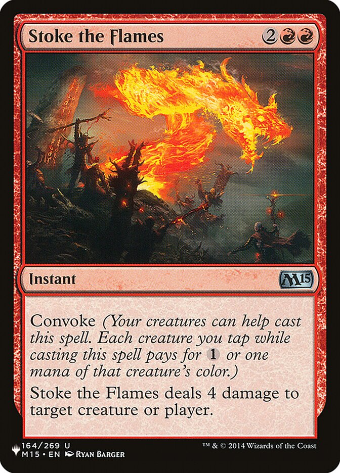 Stoke the Flames (M15-164) - The List (PLST)