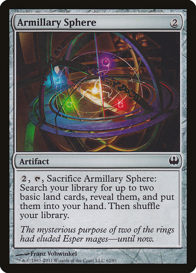 Armillary Sphere (62) - Duel Decks: Knights vs. Dragons (DDG)