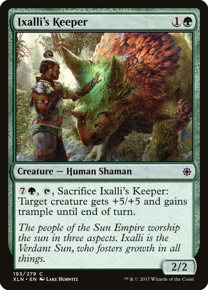 Ixalli's Keeper (193) - Ixalan (XLN)