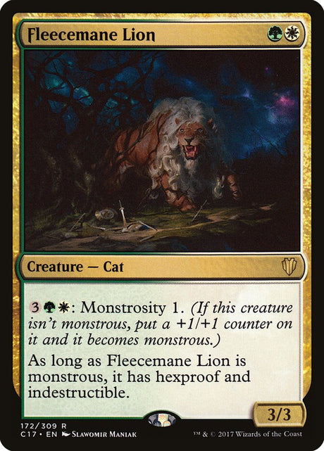 Fleecemane Lion (172) - Commander 2017 (C17)